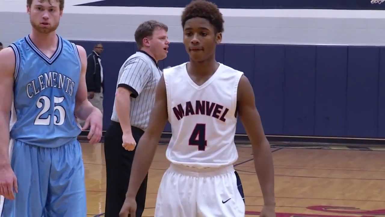 Manvel vs Clement Basketball Boys BBall