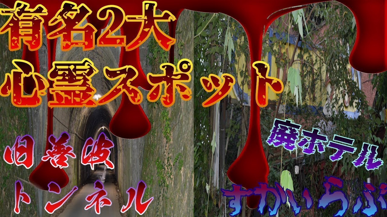 【心霊】すかいらぶ （廃墟）と有名心霊スポット旧善波トンネル