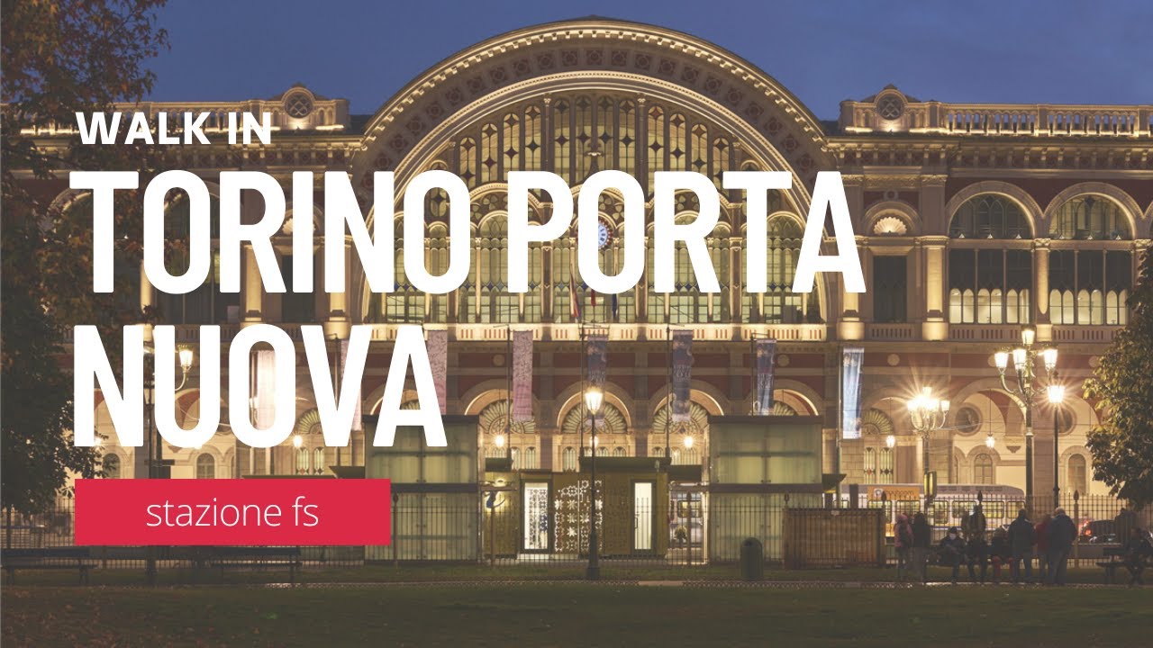 Torino Porta Nuova Stazione FS - Railway Station Turin, Italy 2023   magnificent places