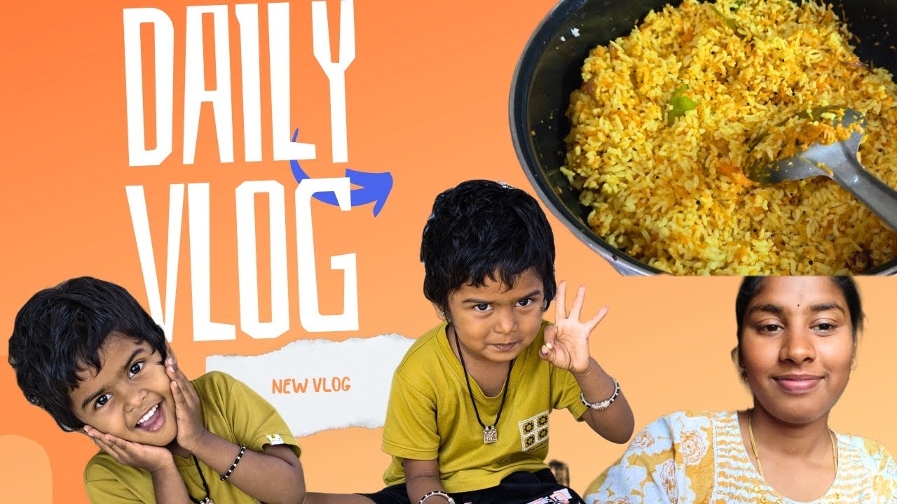 Vlog #2 Today ammu's favourite dish for lunch 🍛 #dailyvlog #vlog #manoslifestyle 