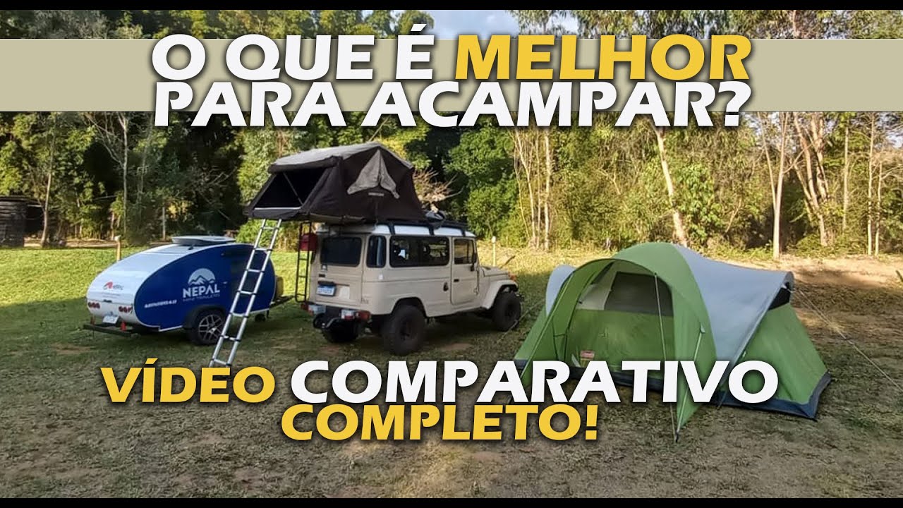 Antes de Comprar uma Barraca ou Trailer, assista esse vídeo! Veja o que é Melhor para você.