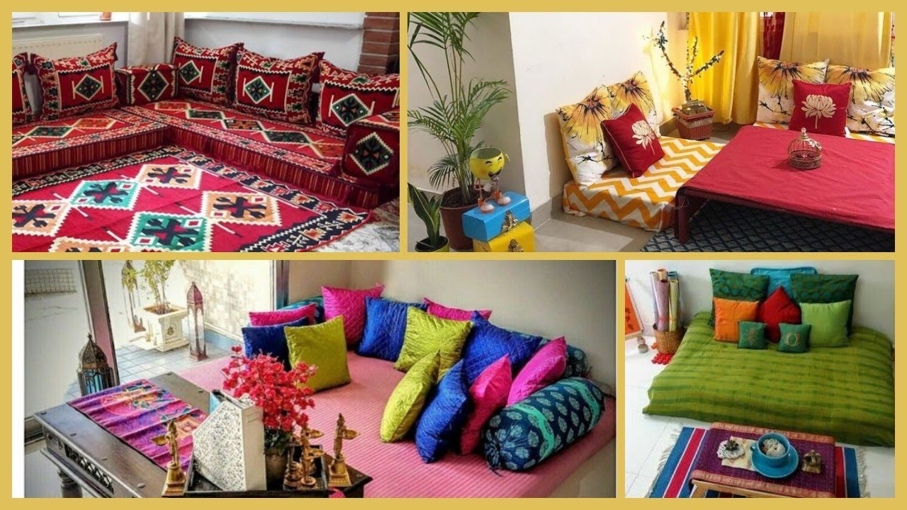Top 2020/2021 Floor Cushion Seating Ideas Floor Seating Ideas For Living Room | Saima 4k |