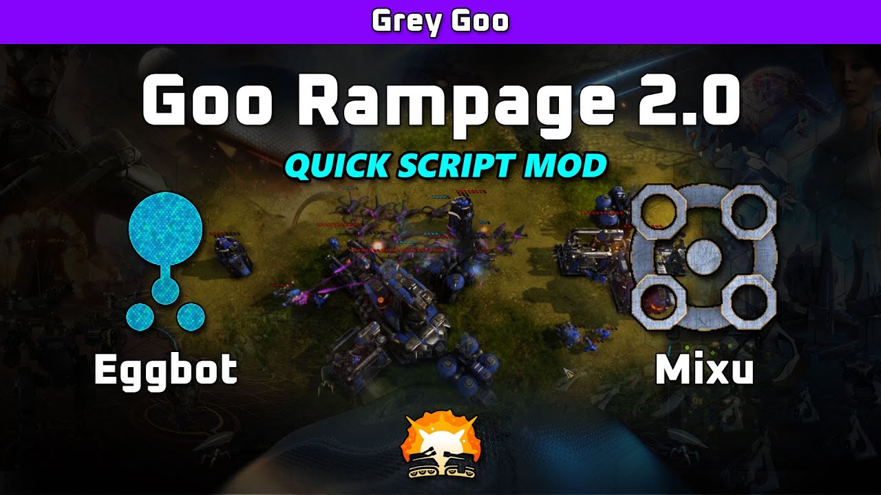 Grey Goo: Eggbot (Goo) vs Mixu (Beta) - Goo Rampage 2.0