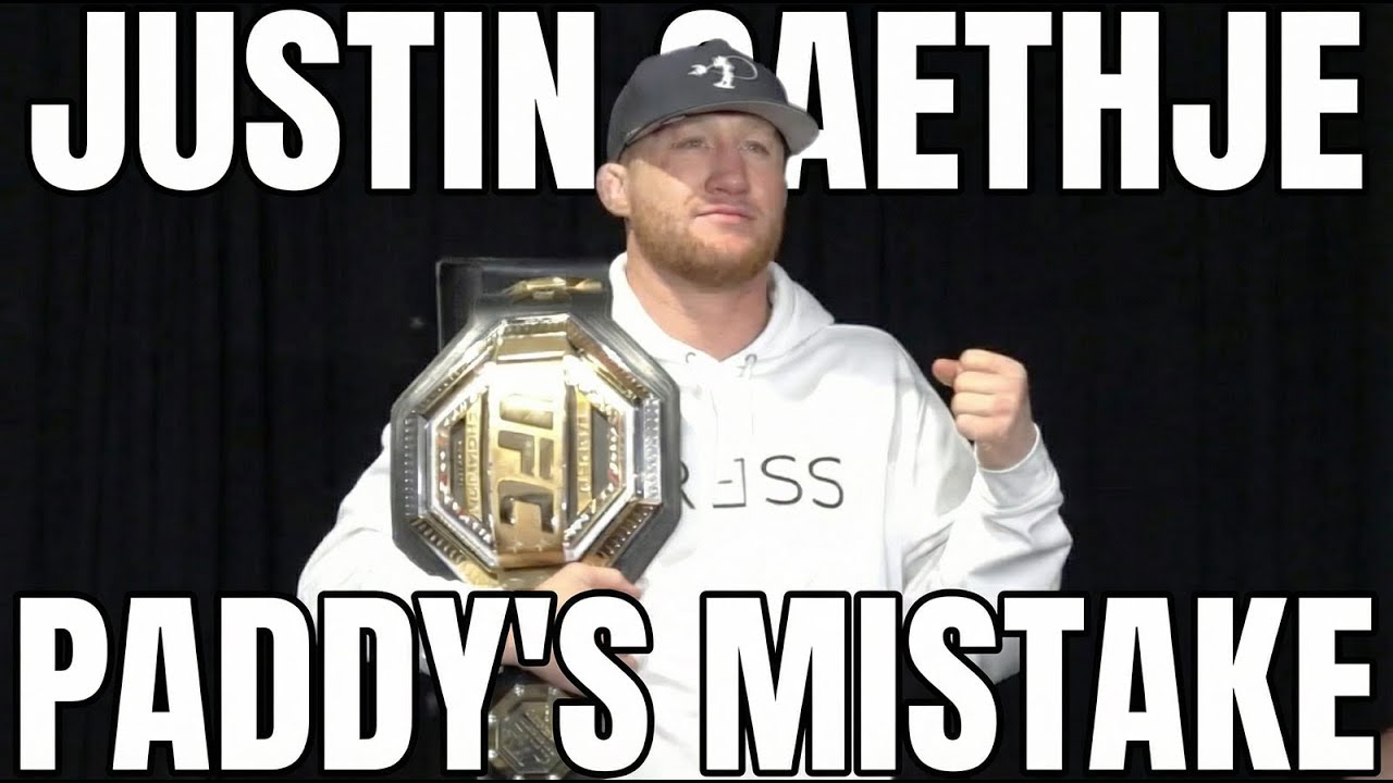 Justin Gaethje: WHAT Was Paddy's Mistake?  | UFC 324