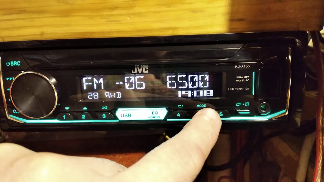Обзор JVC-KD-X155 ( для ФМ дх)
