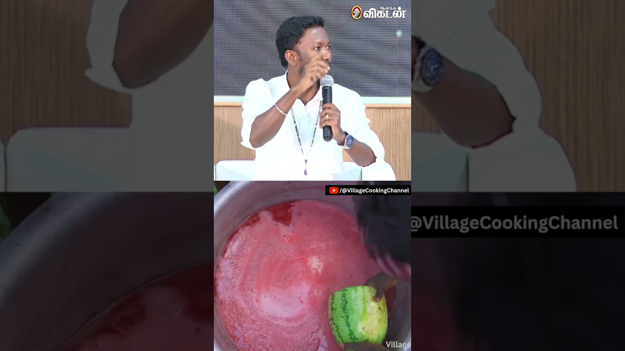 Village Cooking Channel In Global Investors Meet #shorts