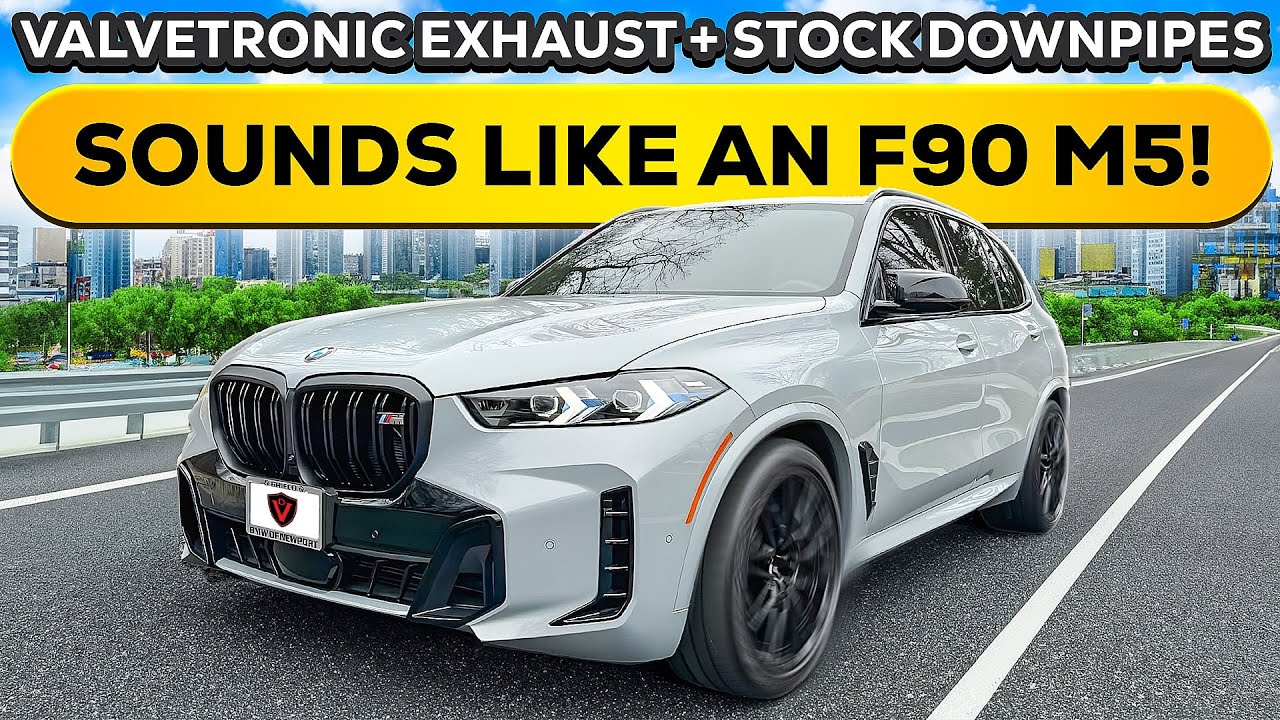 Звук F90 M5 в семейном внедорожнике?! - BMW X5M60i с полным выхлопом Valvetronic