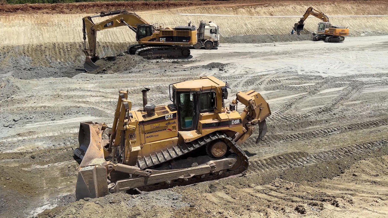 Extreme 4K Highway Construction Full Of Heavy Equipment In Action! Sotiriadis/Labrianidis Constr.