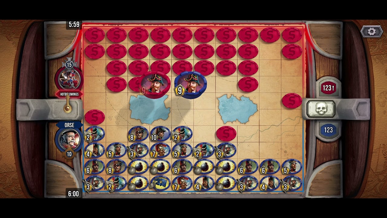 Stratego - 🔥 Rank 10 vs Rank 15! 💥 Blow for Blow Battle Till the End! 🏆