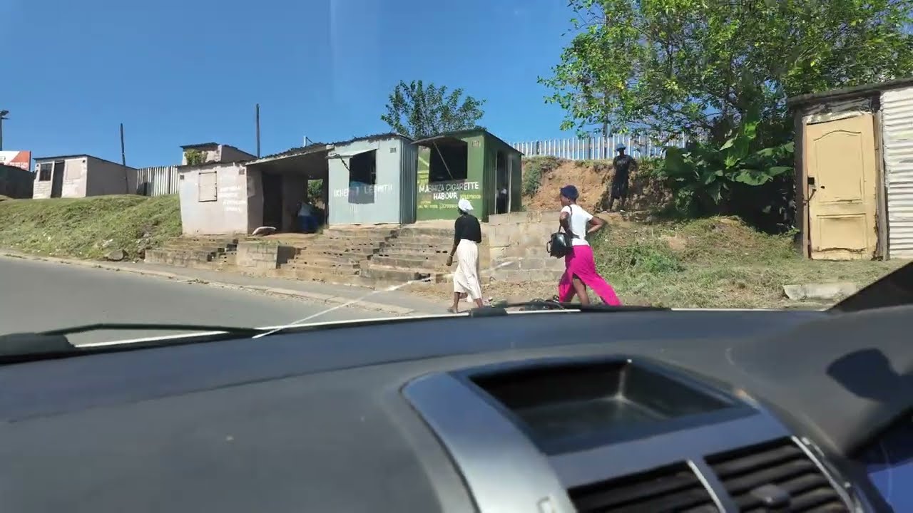 Black American in Durban Hood, Umlazi