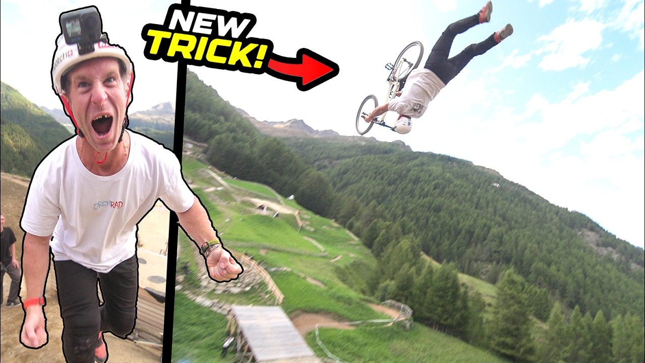 NEXT LEVEL MOUNTAIN BIKING ON £1 MILLION MTB TRAIL - NEW TRICKS LANDED!!