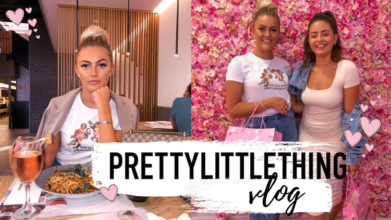 LONDON VLOG & TRIP TO PRETTY LITTLE THING FT EMILY PHILPOTT!!!