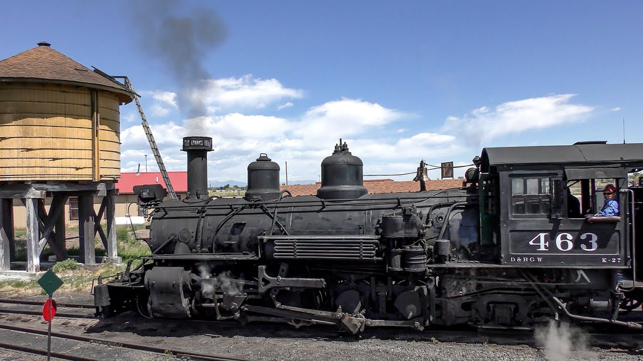 Cumbres & Toltec 463 Departs Antonito