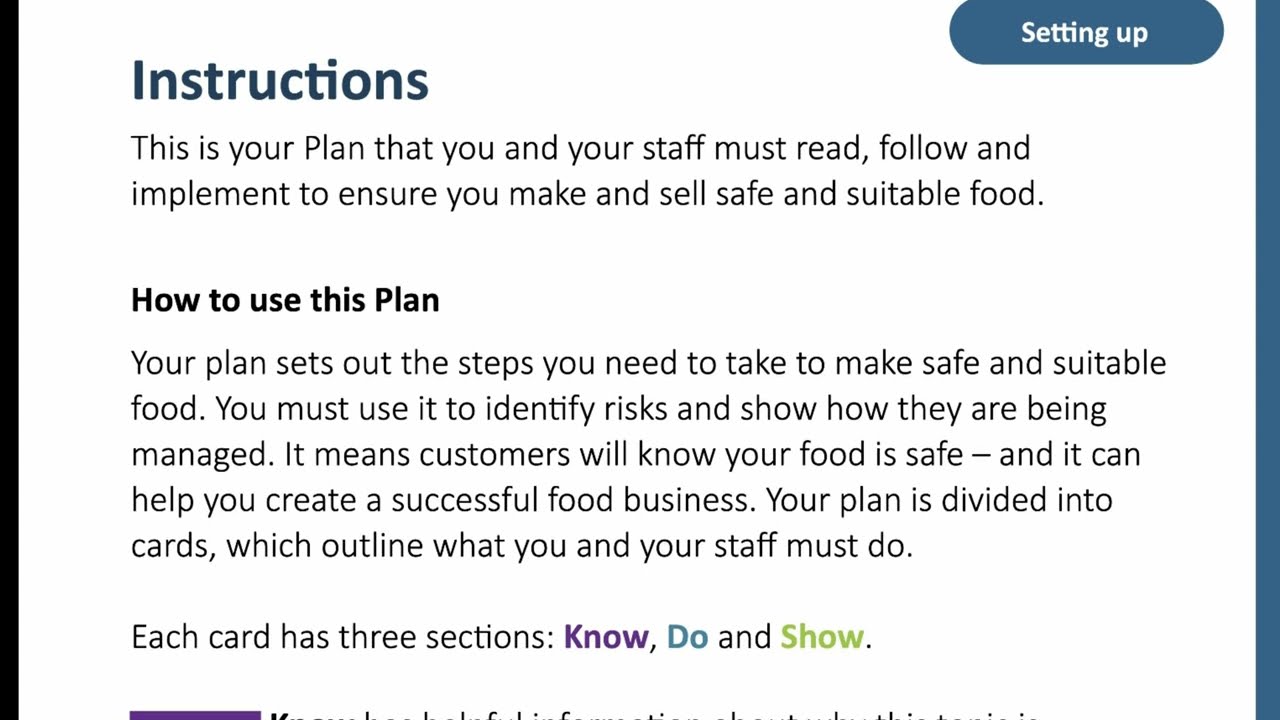 Instructions