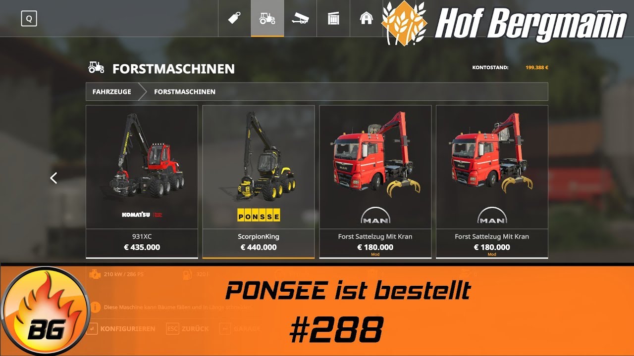 LS19 - Hof Bergmann #288 | PONSEE ist bestellt | FS19 | Let's Play [HD]