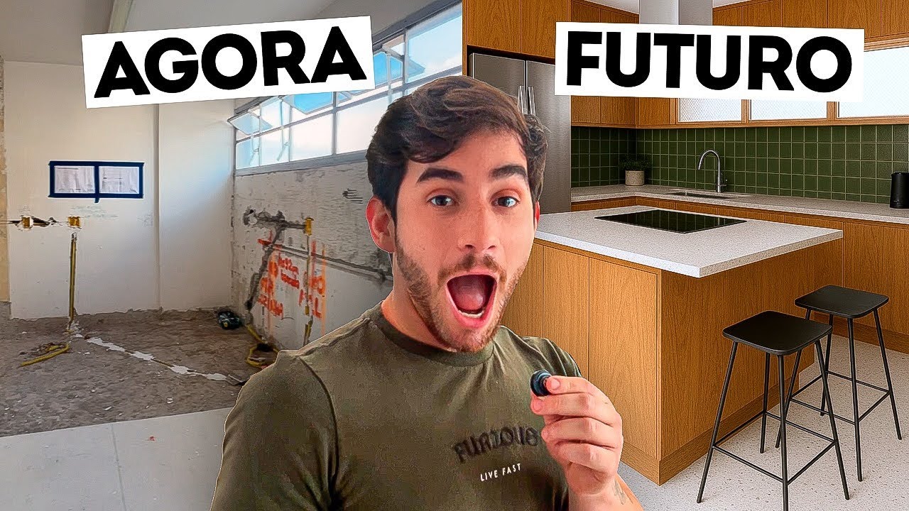 Revelando como meu apartamento vai ficar APÓS REFORMA!! | Diário de Reforma 1