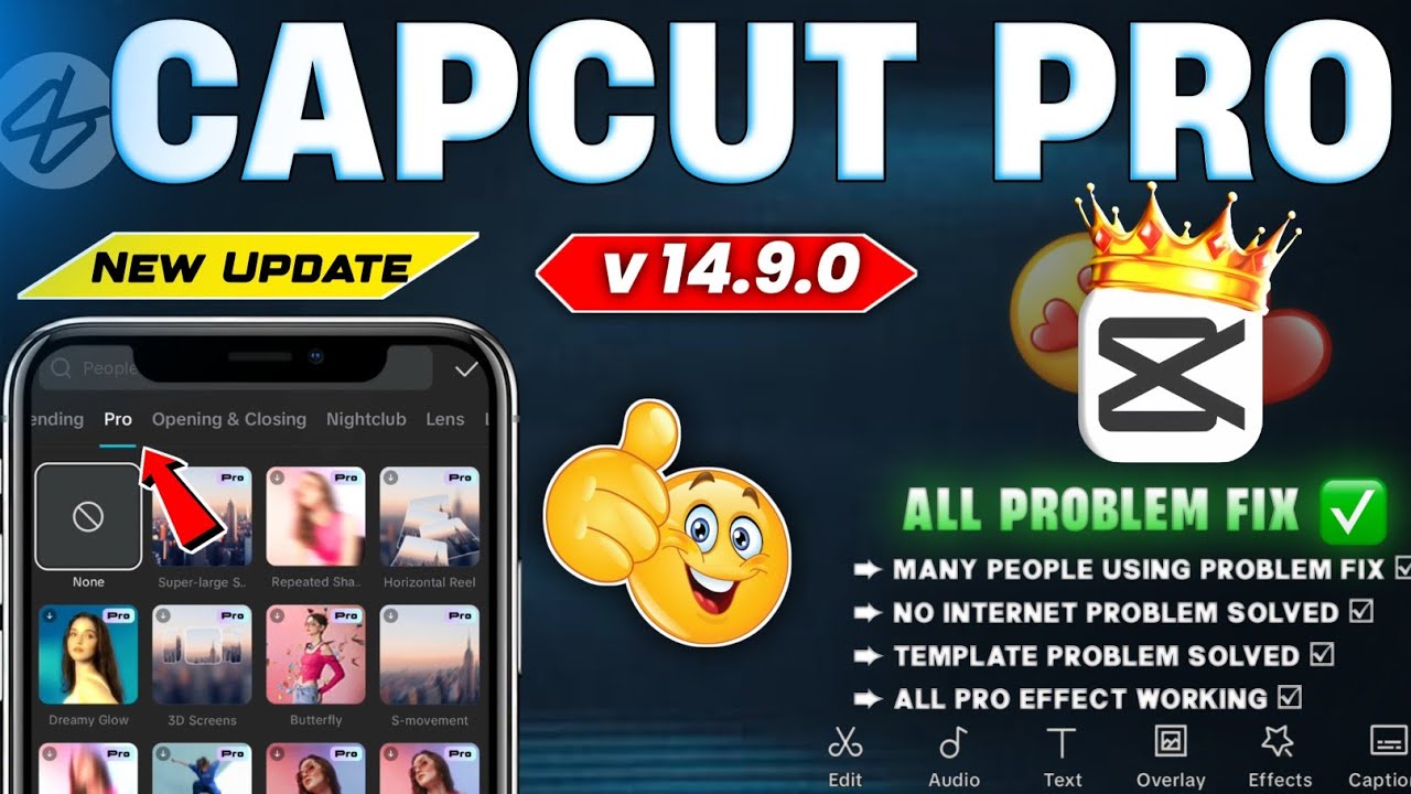 CapCut Pro 14.9.0 Latest Update | CapCut No Internet Problem Fixed  | All Bugs Solved 2025!