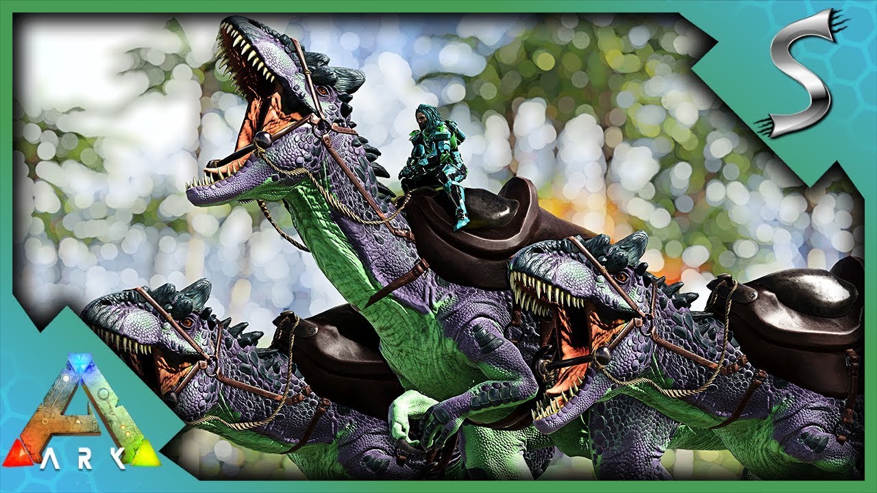 MUTATING ALLOSAURUS TO MAKE THE ULTIMATE HUNTING PACK! - Ark: Survival Evolved [Cluster E122]