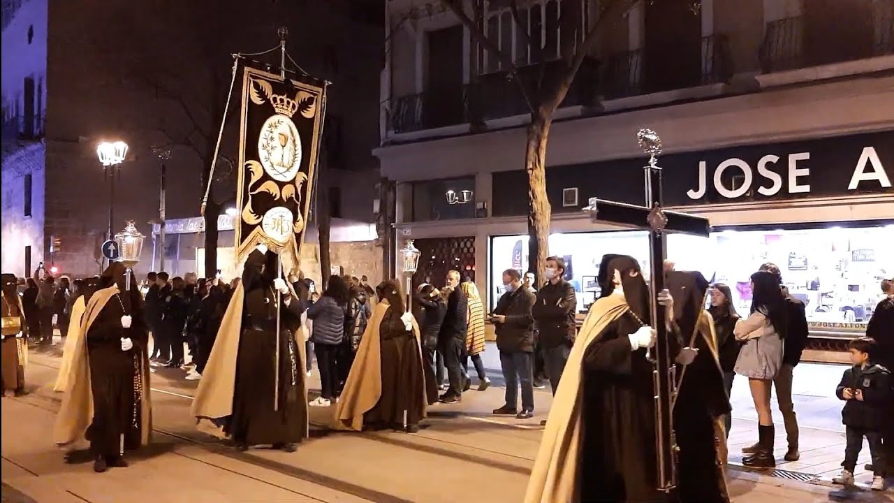 La Oración en el Huerto en su Procesión Titular por el Coso. Semana Santa en Zaragoza 2024