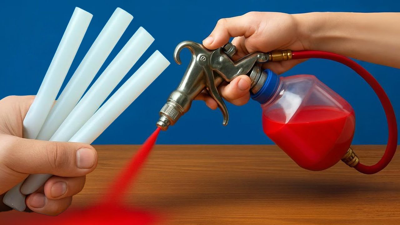 Great idea! Mix paint and hot glue + baking soda, you will be amazed at the results!