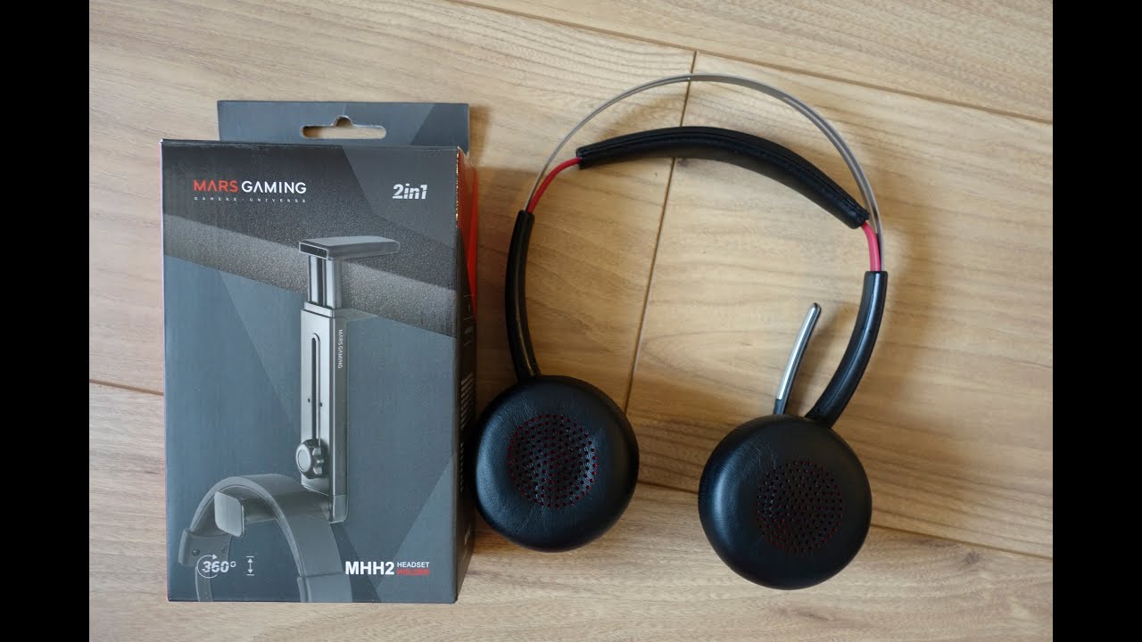 Support de casque Mars Gaming, l'indispensable pour les bureaux encombrés!