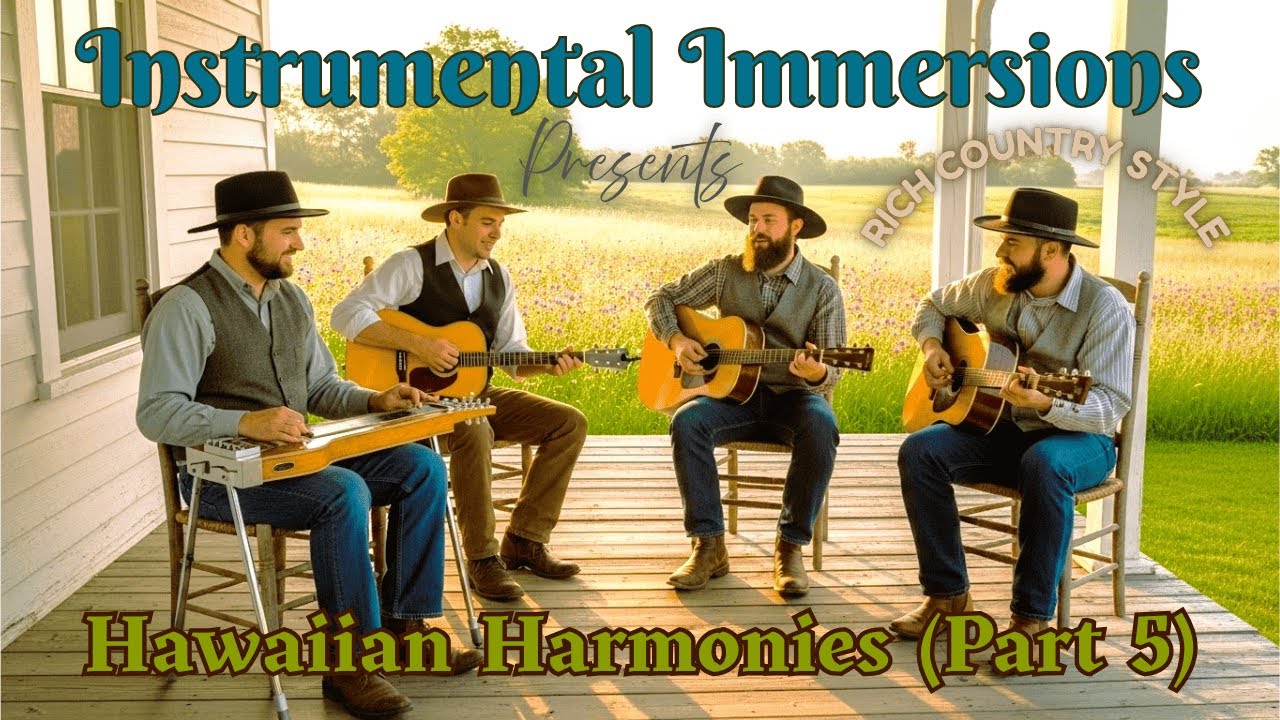 Hawaiian Harmonies (Part 5) | Instrumental Immersions | Tranquil Country Lap & Steel Guitars