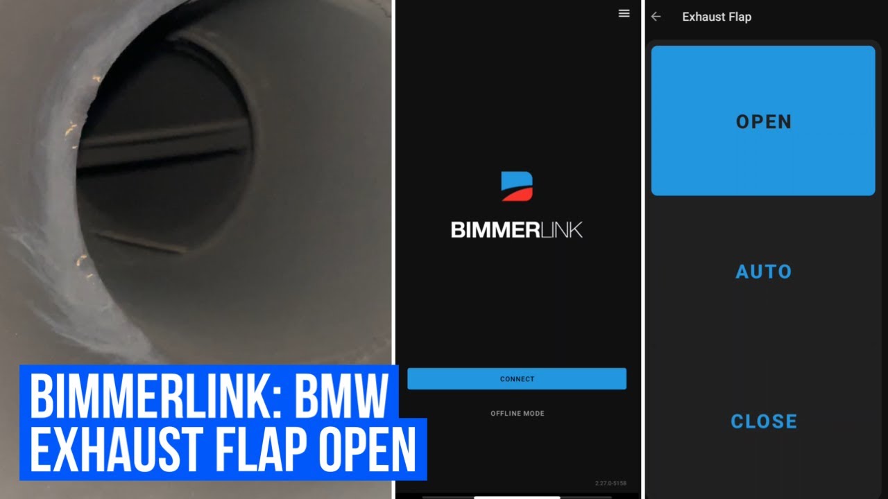 BIMMERLINK: ВЫХЛОПНАЯ ЗАСЛОНКА BMW ОТКРЫТА
