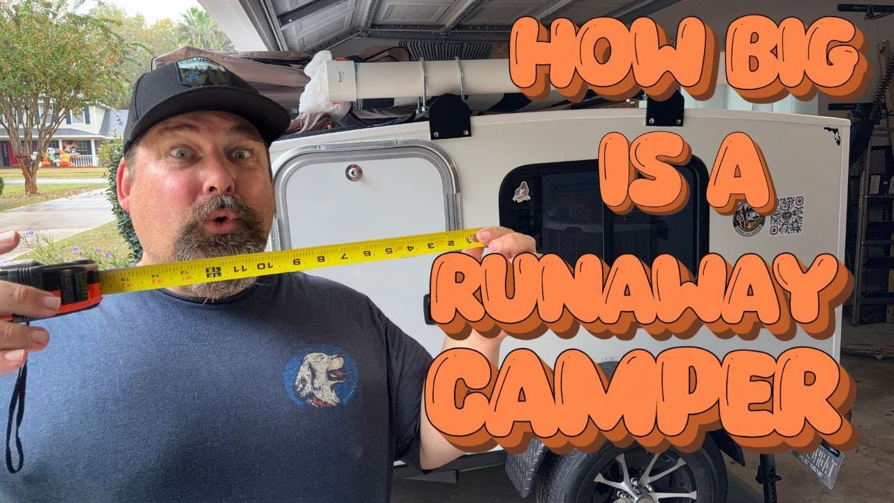 Насколько мал размер? Реальные размеры нашего мини-кемпера Runaway Range Runner.