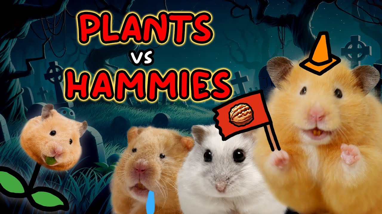 Растения против хомяков Plants vs Hammies