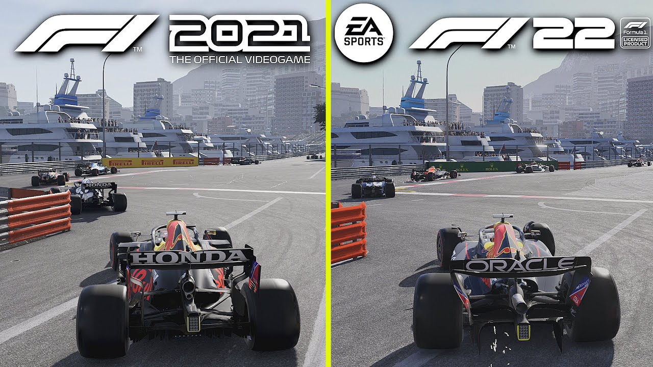 F1 22 vs F1 2021 Xbox Series X Graphics Comparison
