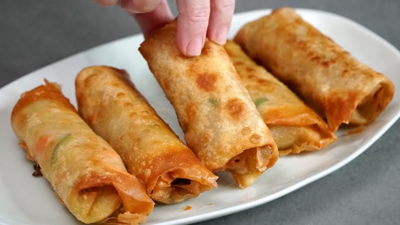 Rollitos de primavera con auténtica masa casera