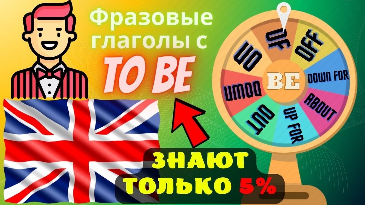 Английские фразовые глаголы с to be | be фразы на английском языке | практичные фразы на английском