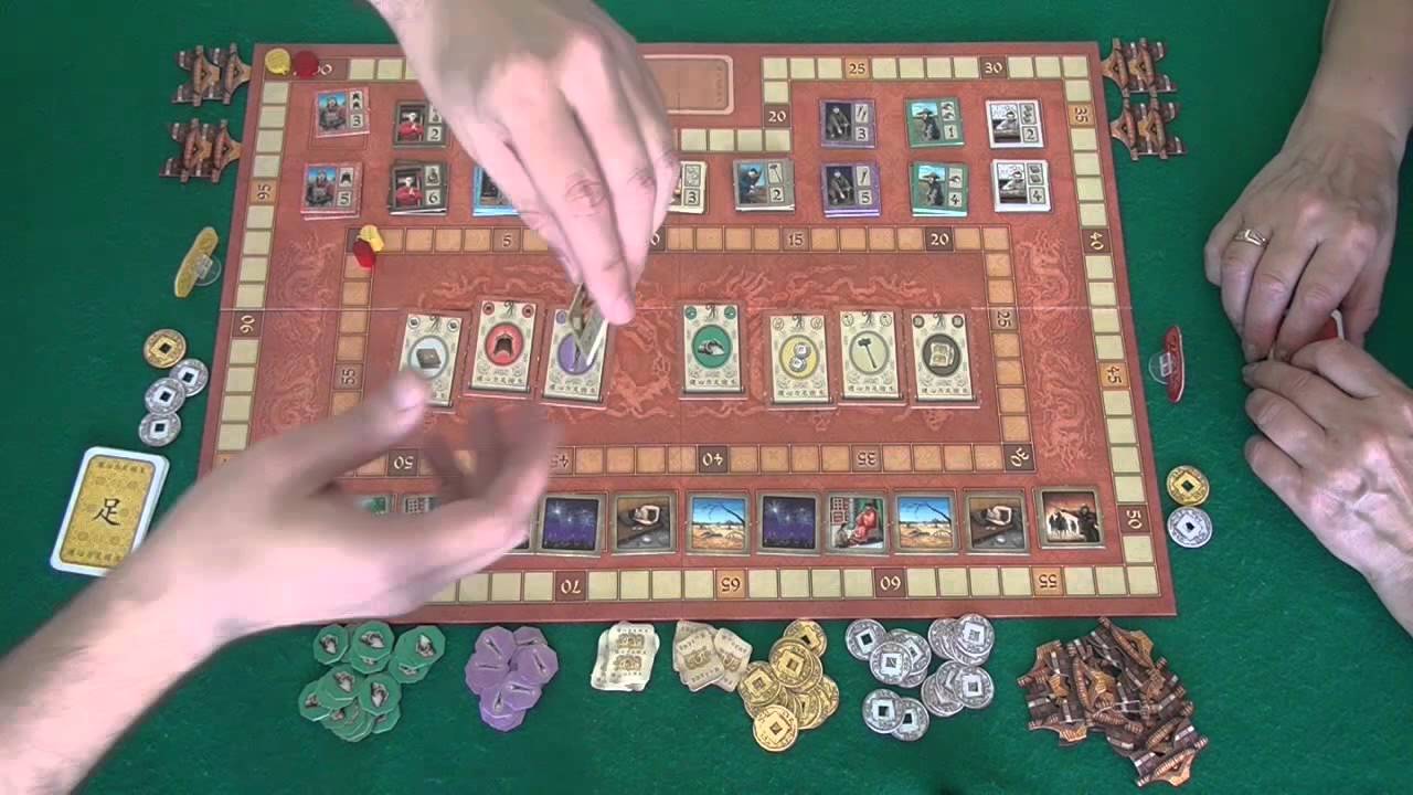 В Год Дракона - играем в настольную игру, board game In the Year of the Dragon