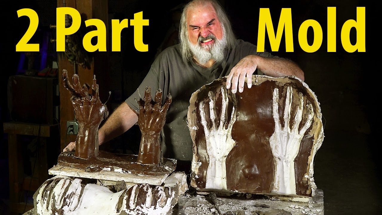 How to Make a Two Piece Plaster Mold For Monster Hand Gloves | Monster Lab