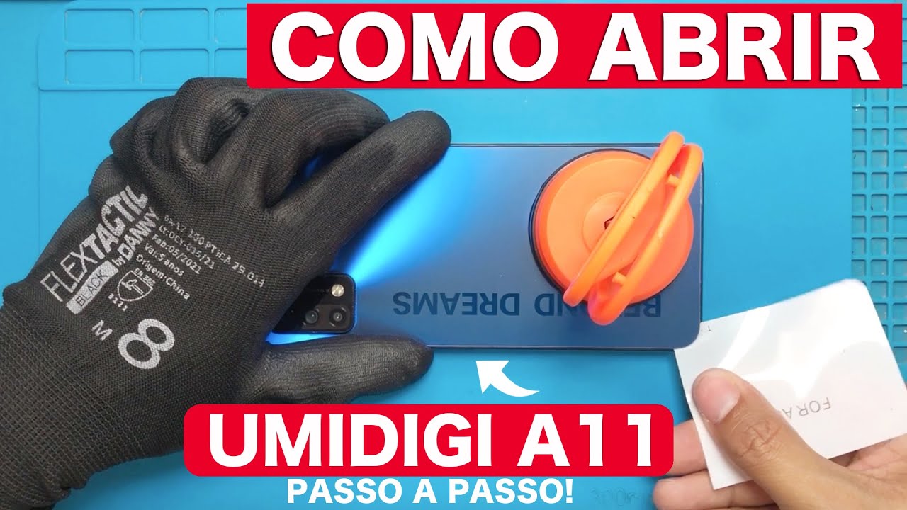 COMO ABRIR UMIDIGI A11 | TROCAR TELA, BATERIA E COMPONENTES PASSO A PASSO!