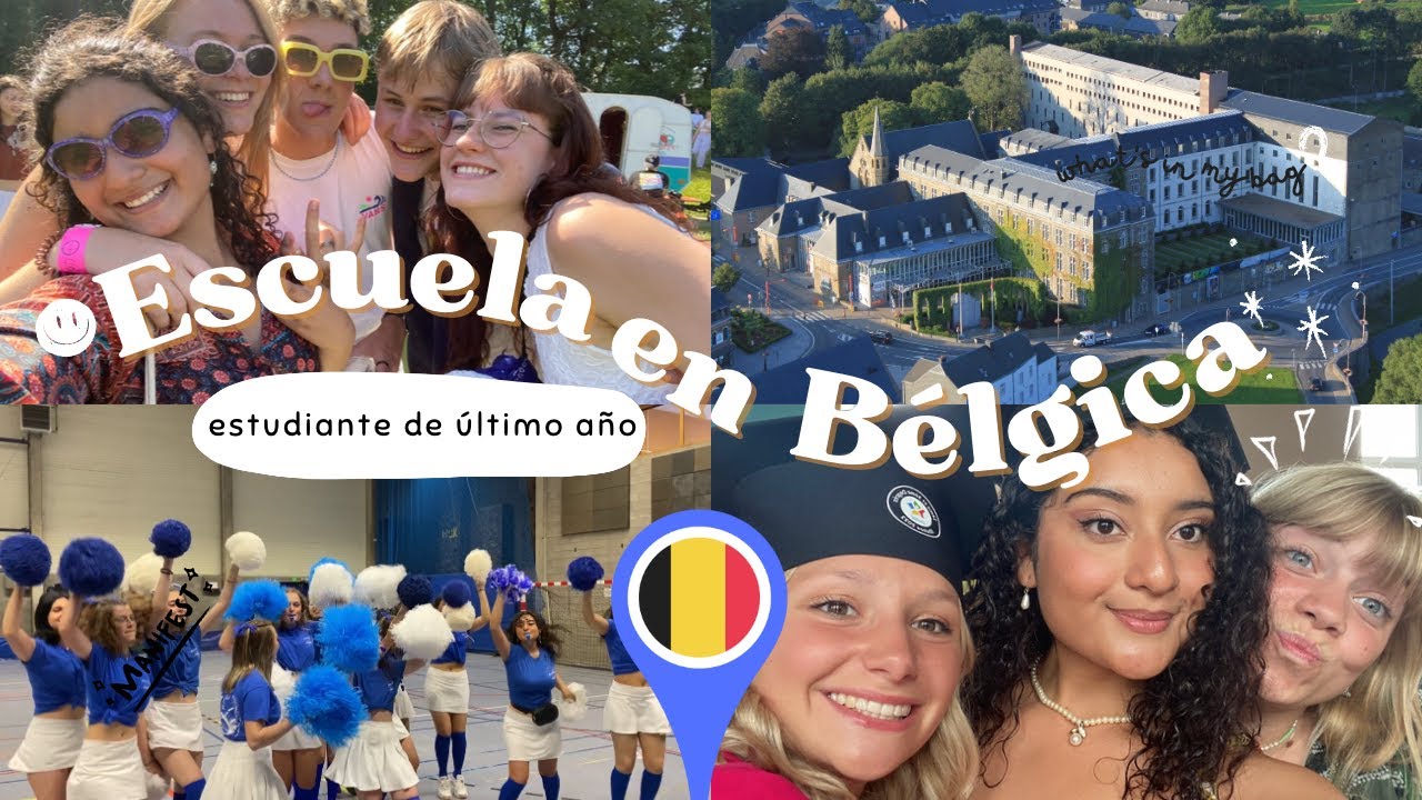 Escuela en Bélgica vlog | Un Día conmigo en la escuela