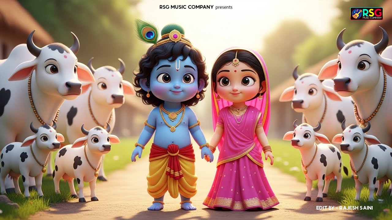 Choti Choti Gaiya, Chote Chote Gwal | छोटी छोटी गैया | #Little Krishna Bhajan - Krishna Bal Leela