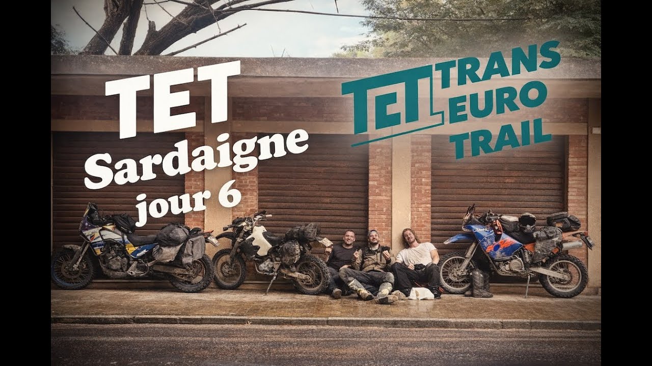 TET Sardaigne 2025 - Jour 6 - Tenere 700 - DRZ400 - CRF250L - KTM 640 LC4