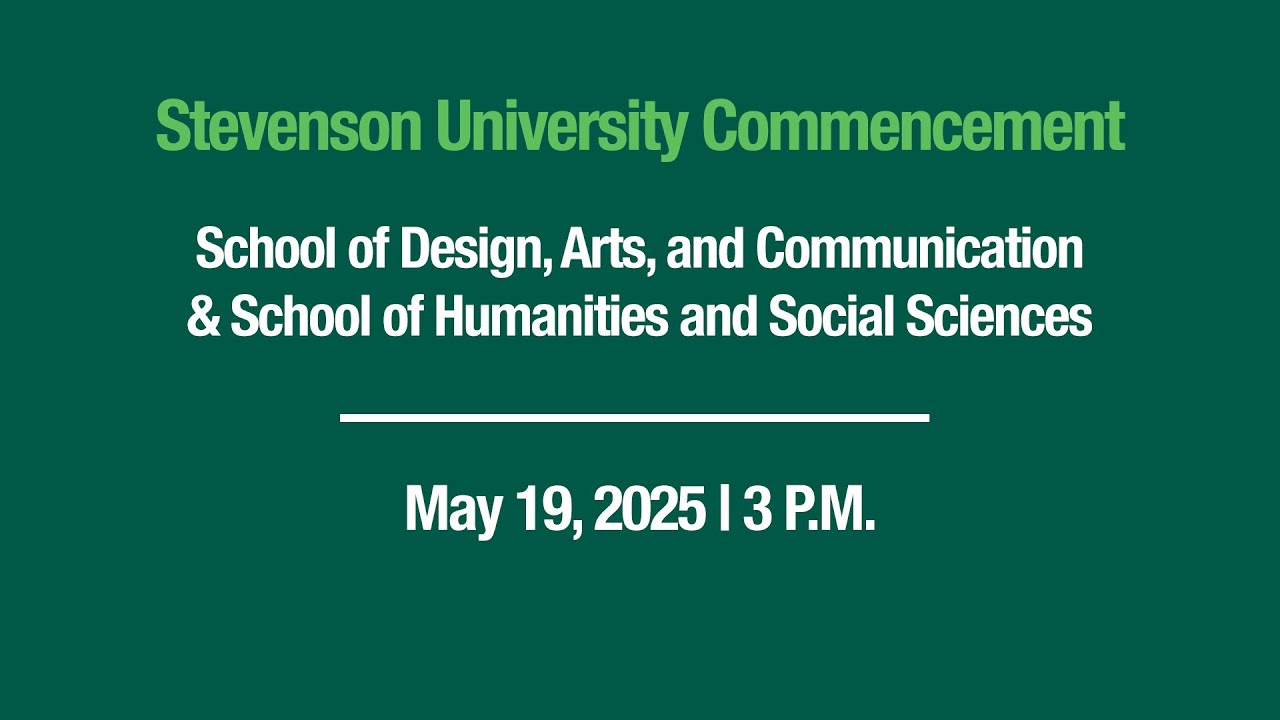 SU 2025 Commencement—School of Design, Arts, and Communication/School of Humanities Social Sciences