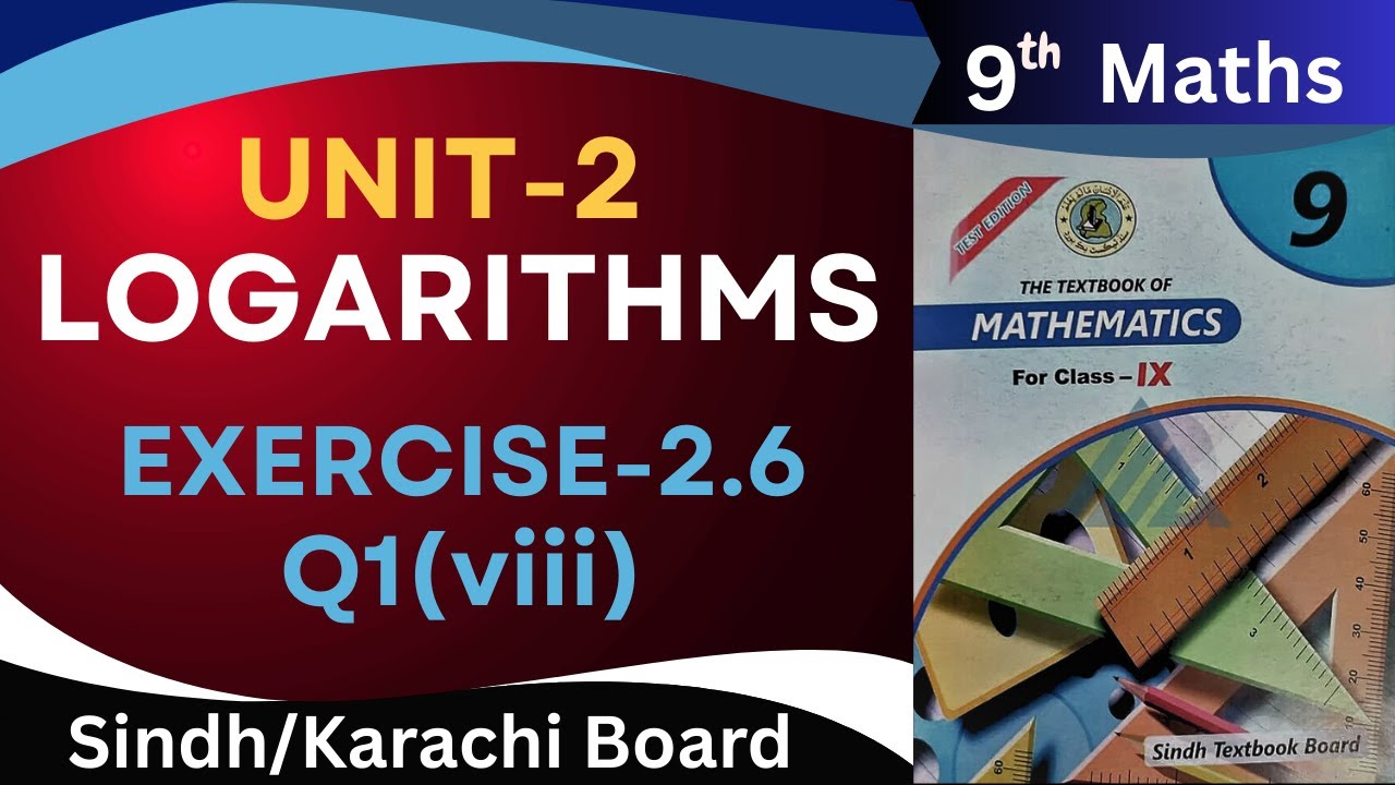 Exercise 2.6 Q1(viii) Without Scientific Calculator Class 9 Sindh Board New Mathematics by ms hina.