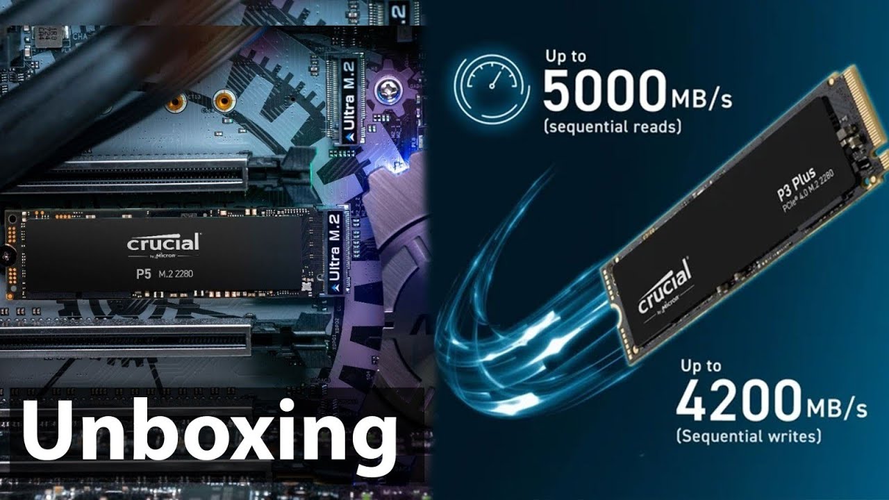 Crucial P3 NVMe 1TB SSD ( NanoTechnology ) | Unboxing | 🔥 Ultimate Storage