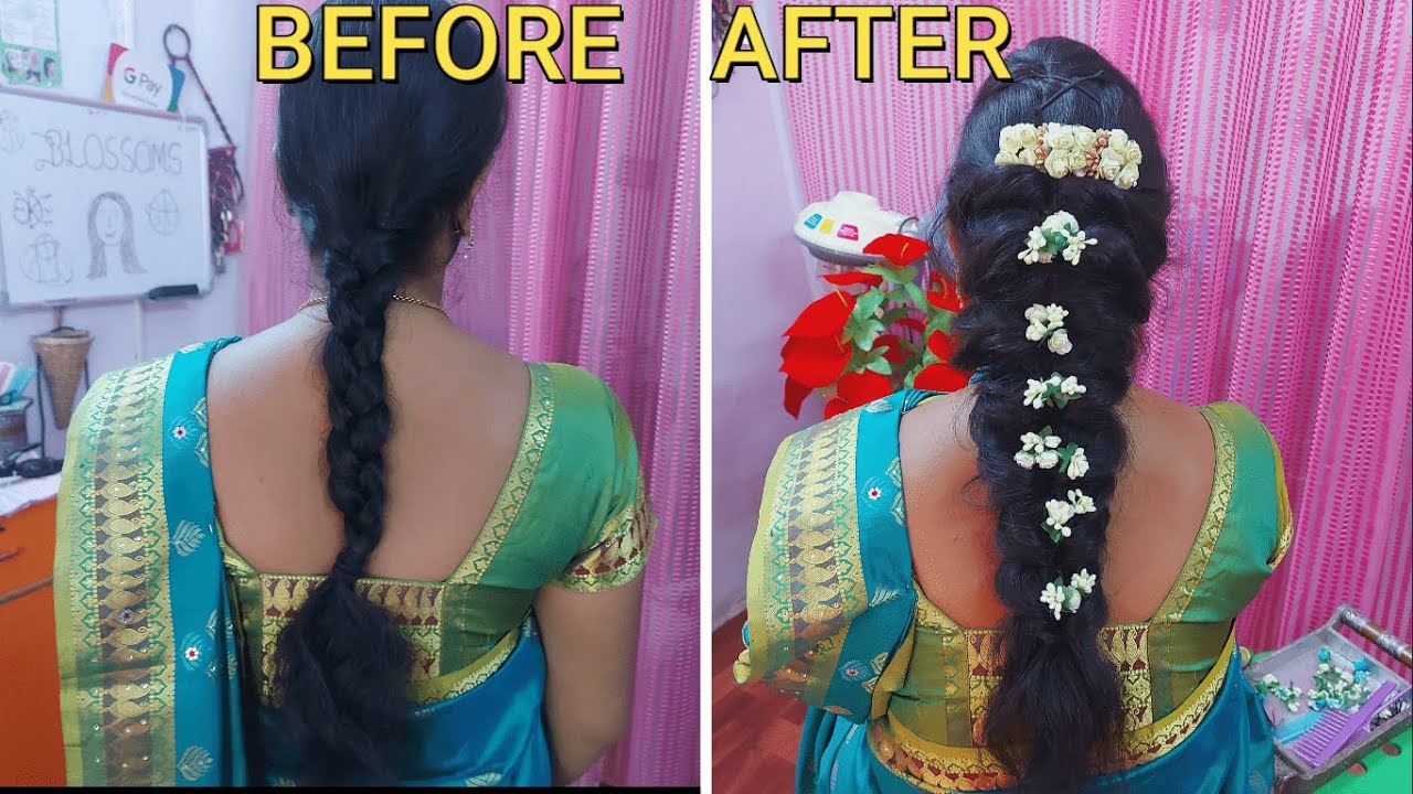 Easy Messy Braid Hairstyle For THIN HAIR /Easy Hairstyle For GIRLS/Reception and Party Hairstyle