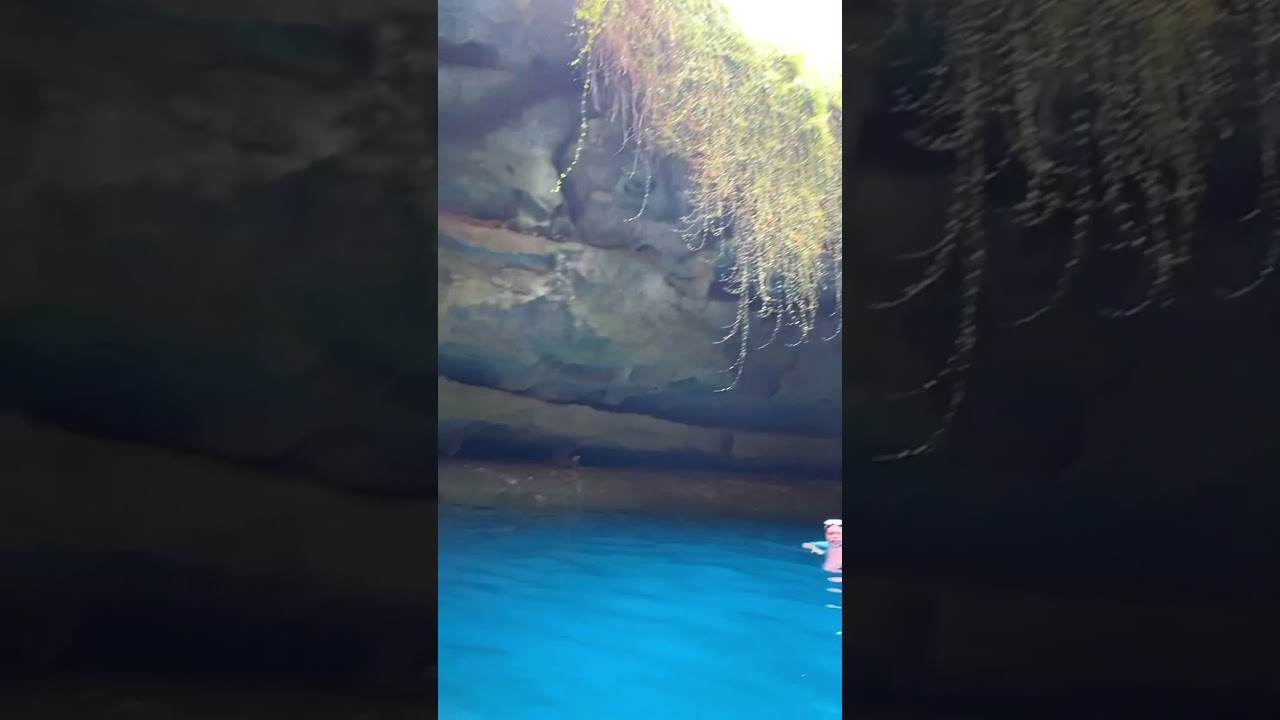 Exploring this cave in Florida, to mention the water was freezing. #devilsden #florida #travelvideo