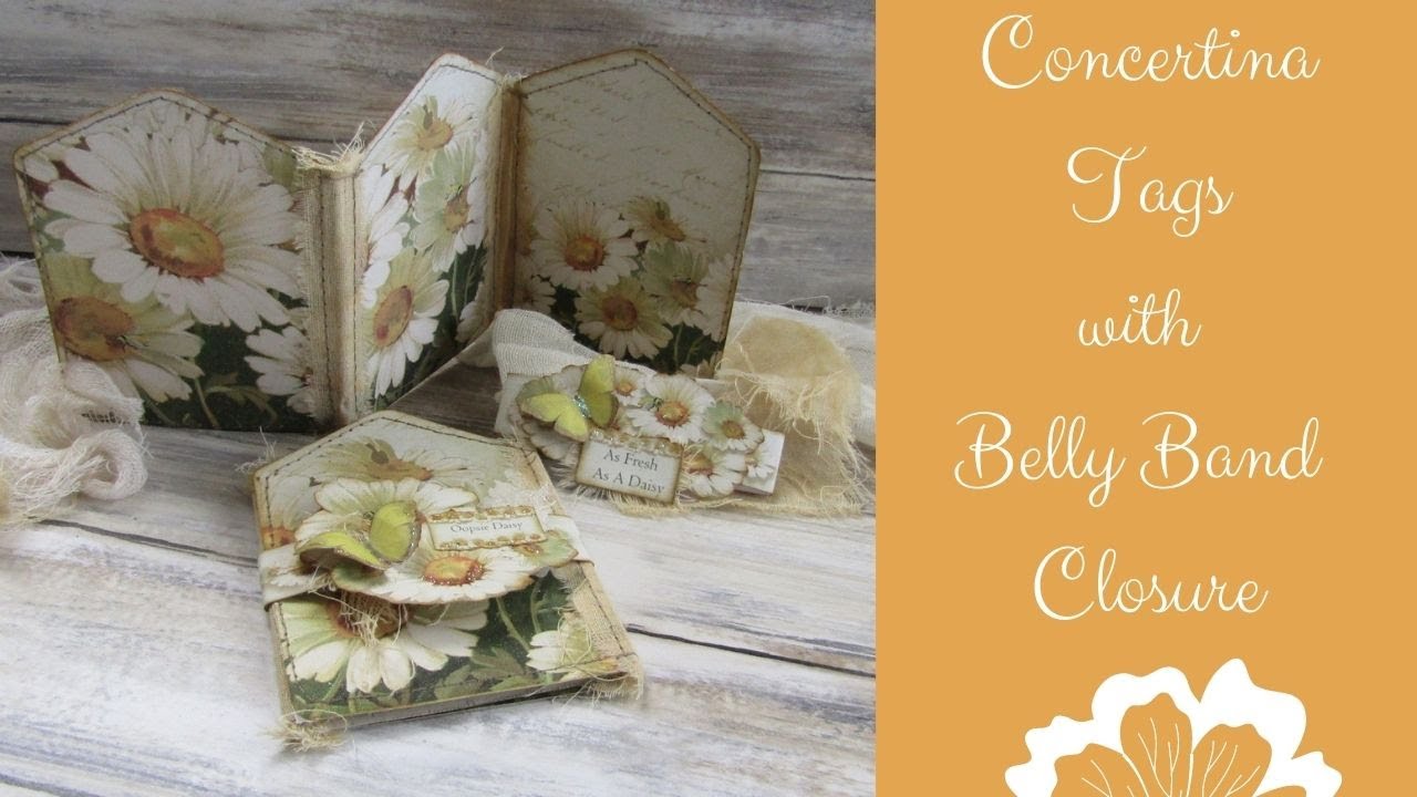 Concertina Tags with Belly Band Closure