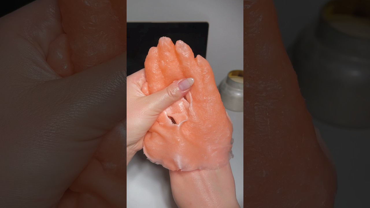 ASMR SELF CARE NIGHT 🍒🌸 #asmr #shorts #nails