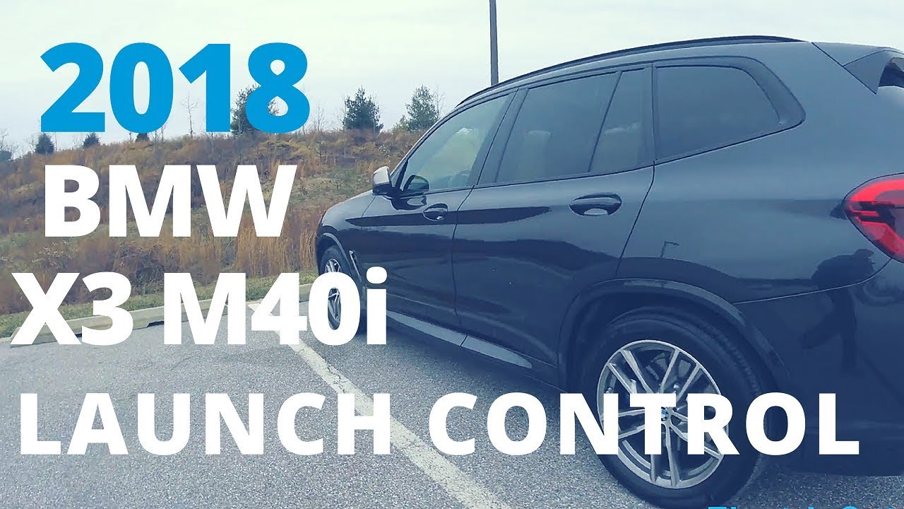 2018 BMW x3 M40i Launch Control POV and exhaust note