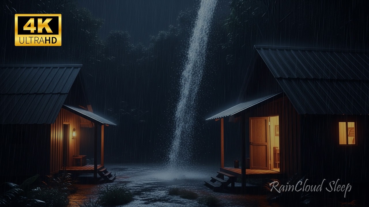 Deep Sleep During the Rainy Night – Heavy Rain Sounds for Sleeping, Relax & ASMR