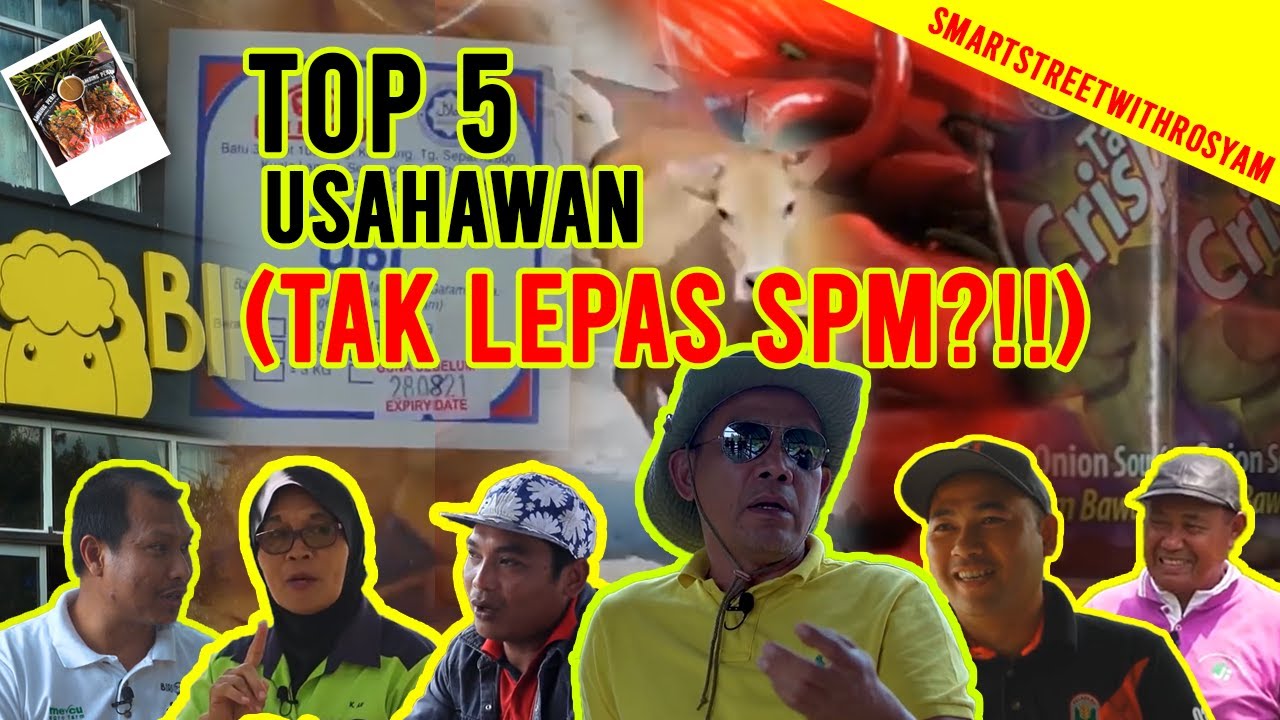 Top 5 JUTAWAN SENYAP 'TANPA LATARBELAKANG PENDIDIKAN TINGGI'?!! YANG NOMBOR 3 TU MEMANG TAK SANGKA!!