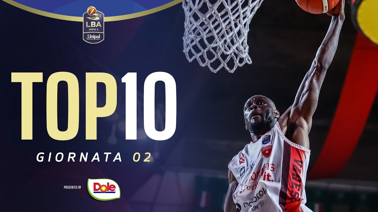 Il canestro della vittoria di Edwards in vetta alla Top 10 Dole Italia della 2^ giornata