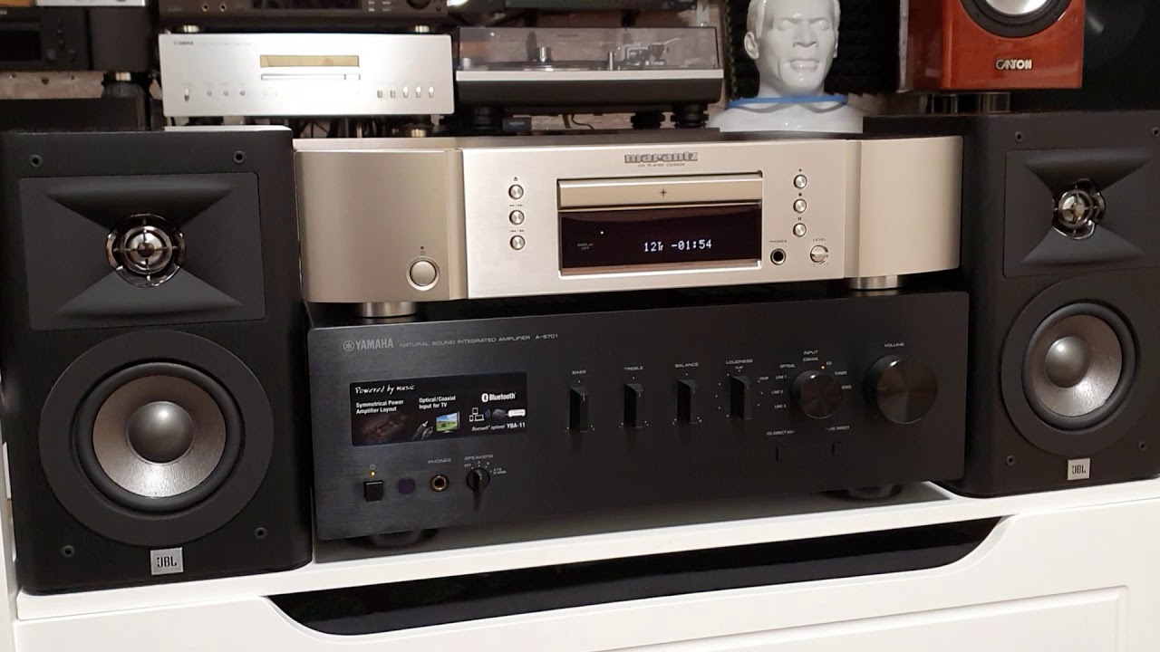 #Check the Yamaha AS 701 and the JBL Studio 220 Speakers